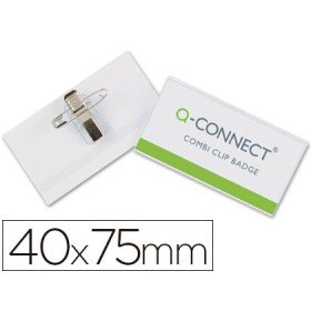 Identificador Q-Connect com Mola E Alfinete Kf17457 40X75 Mm
