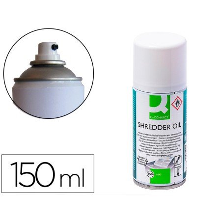 Oleo Lubrificante Q-Connect em Spray Para Destruidora de Documentos 150 Ml