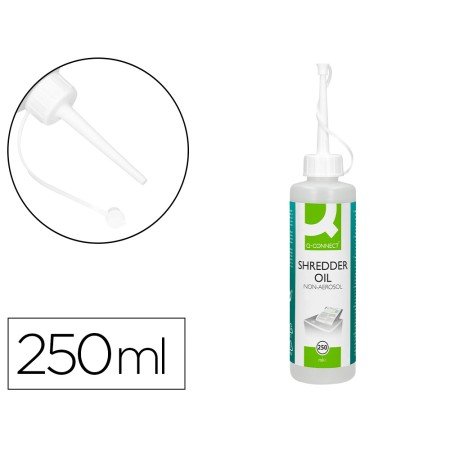 Oleo Lubrificante Q-Connect Para Destruidora de Documentos 250 Ml
