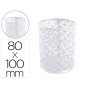Porta Lapis Q-Connect Metal Redondo Branco Diametro 80 Altura 100 Mm