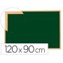 Quadro Verde Q-Connect Giz Moldura Madeira Sem Prateleira 120X90 Cm