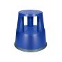 Tamborete Q-Connect com Rodas Retrateis Azul