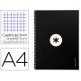 Caderno Espiral Din A4 Antartik Capa Forrada 80F 90 Gr Quadricula 5Mm 1 Banda 4 Furos Cor Preto