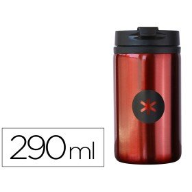 Copo Antartik Aco Inoxidavel com Tampa Dosificadora de Seguranca E Base Acolchoada 290 Ml Cor Vermelho