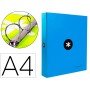 Pasta Antartik Din A4 Forrada 4 Aneis 40 Mm Mistos Cor Azul