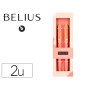 Esferografica Belius Bari Set com 2 Esferograficas Cor Rosa Ponta 1 Mm Tinta Azul em Caixa de Oferta