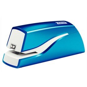 Agrafador Petrus Eletrico E-310 Wow Azul Metalizado Capacidade 12 Folhas Usa Agrfes Nº 10