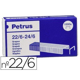 Agrafes Petrus Galvanizada 22/6 Caixa 1000 Unidades