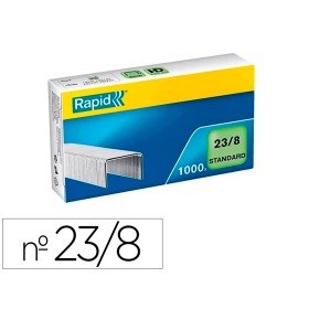 Agrafes Rapid 23/8 Mm Galvanizados Caixa de 1000 Unidades