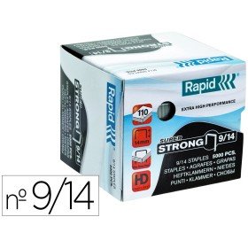 Agrafes Rapid Super Strong Galvanizados N 9/14 Caixa de 5000 Unidades