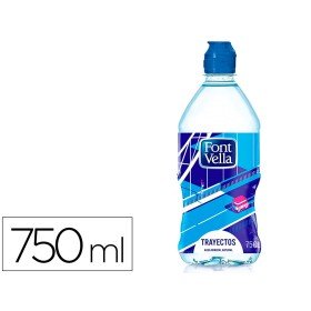 Agua Mineral Natural Font Vella Garrafa de 75 Cl