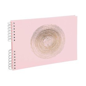 Album de Fotos Espiral Exacompta Ellipse 50 Paginas 32X22 Cm Cor Rosa