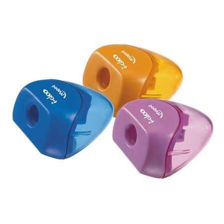 Apara Lapis Maped Plastico Uso Ergonomico Iglu. Cores Sortidas.