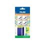 Apara Lapis Milan Collection Plastico 2 Usos + 4 Borrachas 430