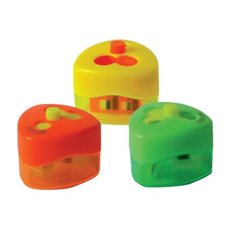 Apara Lapis Mor Top Swing 959 3 Usos com Deposito Top Cores Neon Sortidas