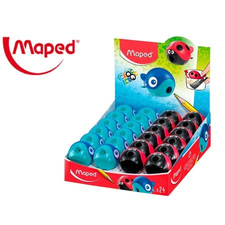 Apara Lapis Plastico Maped Croc Croc Easy 1 Uso com Deposito