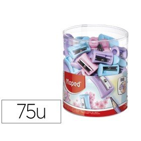 Apara Lapis Plastico Maped Vivo 1 Uso Cores Pastel