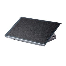 Apoio de Pes Fellowes Ultimate Serie Profissional Metalico Ajustavel 3 Alturas Preto 96X560X32 Mm