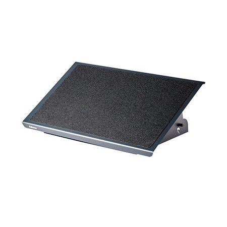 Apoio de Pes Fellowes Ultimate Serie Profissional Metalico Ajustavel 3 Alturas Preto 96X560X32 Mm