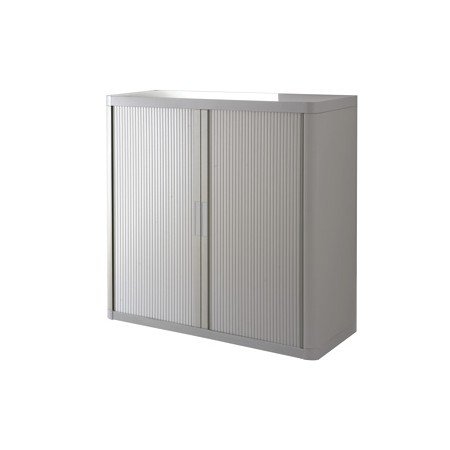 Armario Fast Paperflow Estrutura de Aco E Poliestireno com 2 Portas de Correr E Fecho em Cor