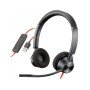 Auricular Plantronics Blackwire 3320 Diadema Binaural Cabo Usb-A