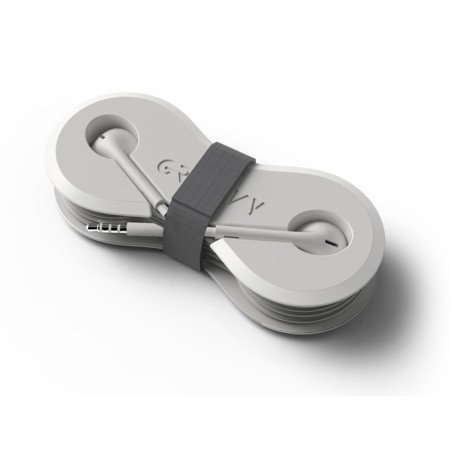 Auriculares Groovy com Microfone E Estojo Conector Jack 3,5 Mm Cor Branco