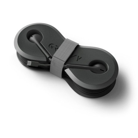 Auriculares Groovy com Microfone E Estojo Conector Tipo-C Cor Preto
