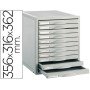 Bloco Classificador 8211C 11 Gavetas Cor Cinza 356X316X362 Mm