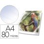 Bolsa Catalogo Durable Premium Din A4 Polipropileno 80 Mc Cristal com Borda Cor Branco Bolsa de 10 Unidades