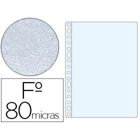 Bolsa Catalogo/Mica Esselte Folio Polipropileno 80 Microns 16 Furos Martelada Caixa de 100 Unidades