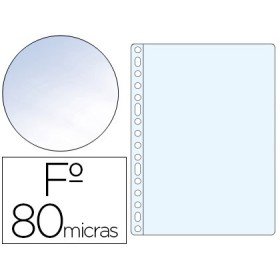 Bolsa Catalogo/Mica Esselte Folio Polipropileno 80 Microns Cristal Caixa de 100 Unidades