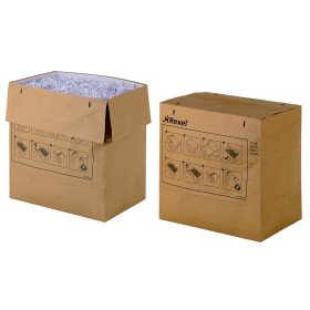 Bolsa de Residuos Rexel Reciclavel Para Destruidora Auto+ 750X/750M Capacidade 115 L Pack de 50 Unidades 368X488X293 Mm