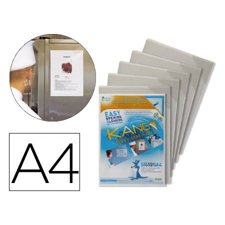 Bolsa Magnetica Tarifold Din A4 Rigida E Anti Reflexo Pack de 5 Unidades