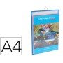 Bolsa Para Pendurar Tarifold Din A4 Reforçada E com Asa Vertical Cor Azul Pack de 5 Unidades