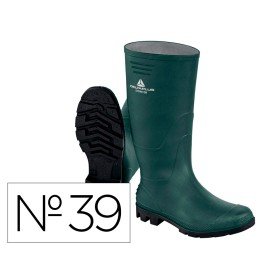 Botas Deltaplus de Seguranca Stone Pvc Verde Sola de Pitoes Tamanho 39