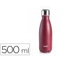 Botella Portaliquidos Ibili Acero Inoxidable Termo Color Granada Capacidad 500 Ml