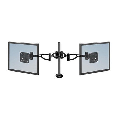 Braco Para Monitor Plano Duplo Fellowes Profissional Normativa Vesa Flexivel Para Ecras Ate 10 Kg