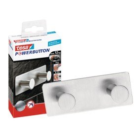 Cabide Adesivo Tesa Powerboton Dupla Carga Maxima 12 Kg 40X82X122 Mm