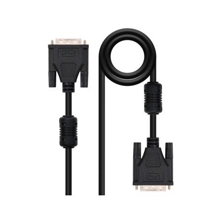 Cabo Dvi Nanocable Dual Link 24+1/M-M Cor Preto Comprimento 5 M