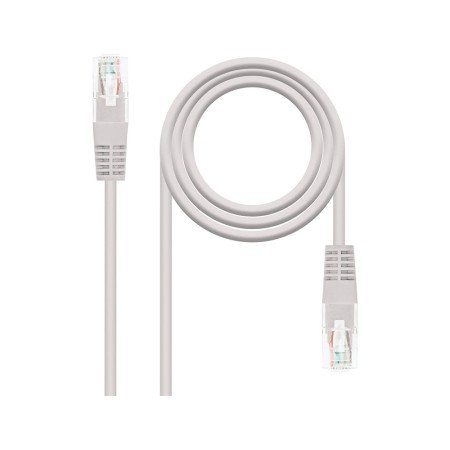 Cabo Rede Nanocable Rj45 Categoria 5E Utp Awg24 Cor Cinza Comprimento 0,25 M