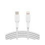 Cabo Trancado Belkin Caa004Bt1Mwh Usb-C A Lightning Boost Charge Comprimento 1 M Cor Branco