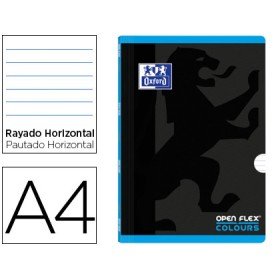 Caderno Agrafado Oxford Openflex Colours Din A4 90G 48 F Pautado Turquesa