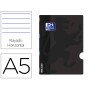 Caderno Agrafado Oxford Openflex Din A5 48 F Pautado Cor Preto