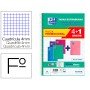 Caderno Espiral Oxford Capa Extradura Folio 80 Folhas Quadricula 4 Mm Write&Erase Quadro Pack 4+1 Unidades Cores Tendenc