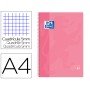 Caderno Espiral Oxford Capa Extradura Microperfurado Din A4 80 F Quadricula 5 Mm Cor Rosa Doce