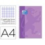 Caderno Espiral Oxford Capa Extradura Microperfurado Din A4 80 F Quadricula 5Mm Cor Lilas