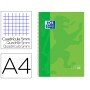 Caderno Espiral Oxford Capa Extradura Microperfurado Din A4 80 F Quadricula 5Mm Cor Verde
