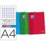 Caderno Espiral Oxford Capa Extradura Optik Paper Microperfurado Din A4 120 Folhas + 50% com 3 Separadores Quadricula 5