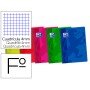 Caderno Espiral Oxford Capa Plastico Optik Paper Folio 80 Folhas 90 Gr Quadricula 4 Mm