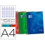 Caderno Espiral Oxford Capa Plastico Optik Paper Microperfurado Din A4 120 Folhas + 50% Quadricula 5 Mm